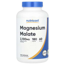 Magnesium Malate, 2,100 mg, 180 Capsules (700 mg per Capsule)