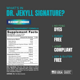 Dr. Jekyll Signature Stimulant-Free Pre-Workout 243g (Blueberry Lemonade)