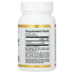 Pterostilbene, 50 mg, 30 Veggie Capsules California Gold Nutrition