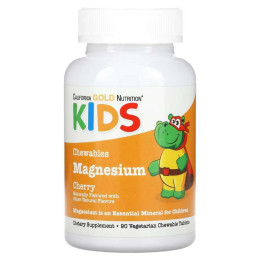 Chewable Magnesium for Children 90 Vegetarian Tablets (Cherry) California Gold Nutrition