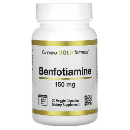 Benfotiamine, 150 mg, 30 Veggie Capsules California Gold Nutrition