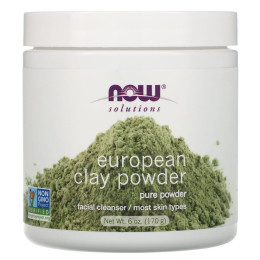 Глина для лица порошок Now Foods (European Clay Solutions) 170 г