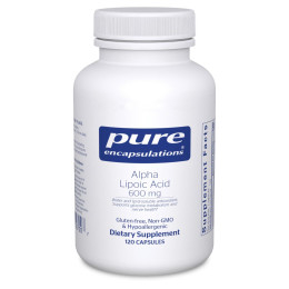 Альфа-ліпоєва кислота Pure Encapsulations (Alpha Lipoic Acid) 600 мг 120 капсул