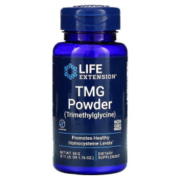 ТМГ Триметилглицин порошок Life Extension (TMG Powder Trimethylglycine) 50 г