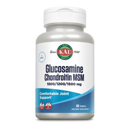 Glucosamine Chondroitin MSM - 60 tabs KAL