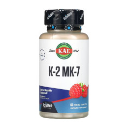 K-2 MK-7 ActivMelt 100 mcg - 60 tabs KAL