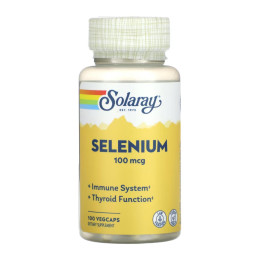 Selenium 100mcg - 100 caps Solaray