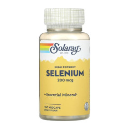 Selenium 200mcg - 100 caps Solaray