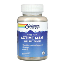 Once Daily Active Man - 90 veg caps Solaray