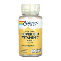 Super Bio Vitamin C 1000mg - 60 vcaps Solaray