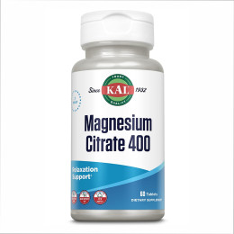 Magnesium Citrate 400mg - 60 tabs KAL