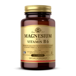 Magnesium with Vitamin B6 - 250 tabs Solgar