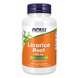 Licorice Root 450mg - 100 vcaps Now Foods