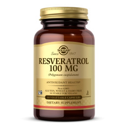 Resveratrol 100mg - 60 vcaps Solgar