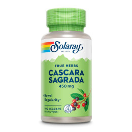 Cascara Sagrada Bark 450mg - 100 vcaps Solaray