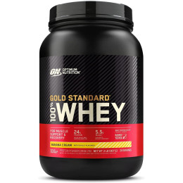 Протеин Optimum Nutrition Gold Standard 100% Whey 908 g (Banana Cream) EU Optimum Nutrition