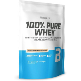 Протеїн 100% Pure Whey 454 g (Cookies-cream) BioTech