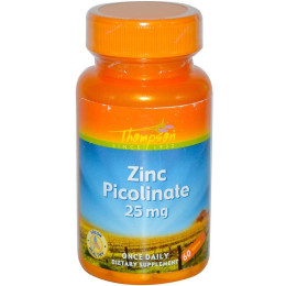 Zinc Picolinate, 25 mg, 60 Tablets Thompson