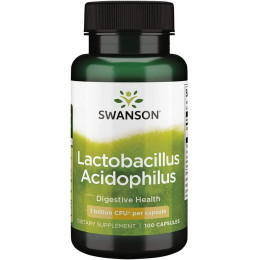 Lactobacillus Acidophilus 1 Billion CFU 100 Caps Swanson