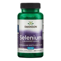 Selenium 100mcg 200 caps Swanson