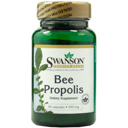 Бджолиний прополіс Bee Propolis 550mg 60 caps Swanson