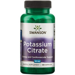 Цитрат калію Potassium Citrate 99 mg 120 Caps Swanson