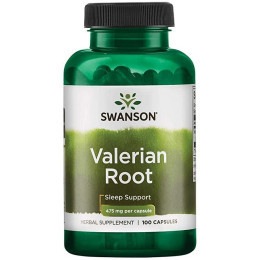 Valerian Root 475 mg 100 Caps Swanson