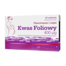 Фолиевая кислота Kwas foliowy 400 30 tabl Olimp