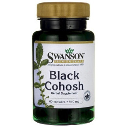 Черный Стеблелист Full Spectrum Black Cohosh 540 mg  60 Caps Swanson