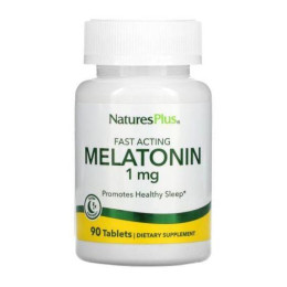 Fast Acting Melatonin, 1 mg, 90 Tablets Nature's Plus