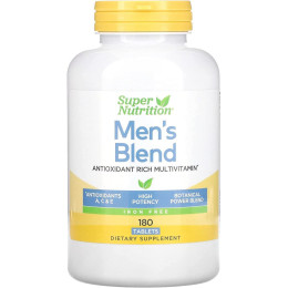 Мультивитамины для мужчин Super Nutrition Men's Blend Antioxidant-Rich Multivitamin Plus Whole Food Power Super Nutrition