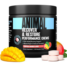 Післятренувальний комплекс Universal Animal Recover and Restore Performance Chews 120 жувальних таблеток (Tropical Mango) Universal