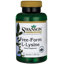 L-Lysine - Free Form 500 mg 100 Caps Swanson