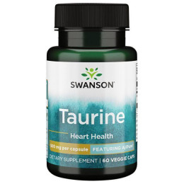 Taurine - Featuring AjiPure 500 mg 60 Veg Caps Swanson