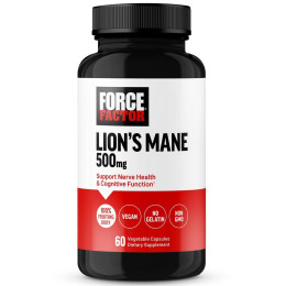 Ежовик гребенчатый Force Factor Lion's Mane 500 mg 60 Vegetable Capsules Force Factor