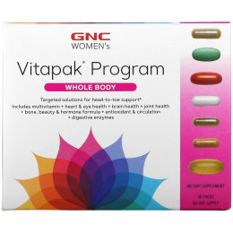 Комплекс для здоров'я жіночого організму GNC Women's Vitapak Program 30 packs GNC