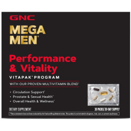 Mega Men Performance & Vitality 30packs GNC