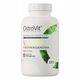 Витаминно-минеральный комплекс с ашвагандой OstroVit Vit&Min + Ashwagandha 120 tabs OstroVit