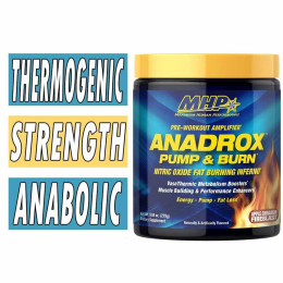 Anadrox Pump & Burn, Pre-Workout Amplifier 279 g (Apple Cinnamon Fireblast) MHP