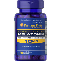 Мелатонін Puritan's Pride (Melatonin) 10 мг 120 капсул