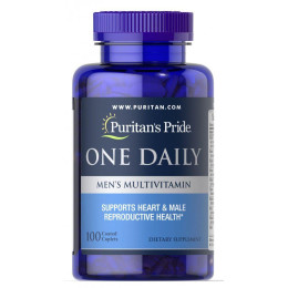 Чоловічі полівітаміни Puritan's Pride (One Daily One Daily Men's Multivitamin) 100 таблеток