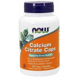 Кальцій цитрат Now Foods (Calcium Citrate) 150 мг 120 капсул