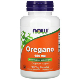 Орегано Now Foods (Oregano) 450 мг 100 растительных капсул