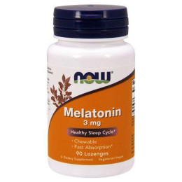 Мелатонин Now Foods (Melatonin) 3 мг 90 леденцов