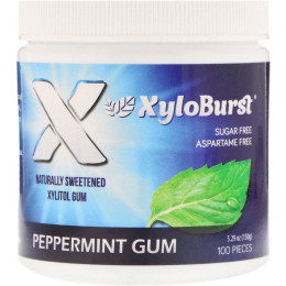 Жувальна гумка з ксилітом Xyloburst (Xylitol Gum) 150 г 100 шт