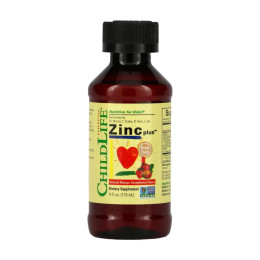 Zinc Plus Liquid - 118ml Natural Mango Strawberry ChildLife Essentials