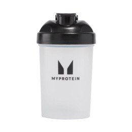 Plastic Shaker - 600ml Clear Black Myprotein