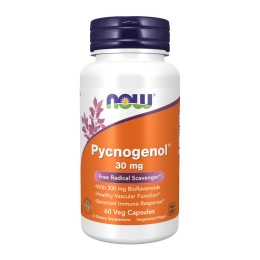 Пикногенол, Pycnogenol 30mg - 60 vcaps Now Foods