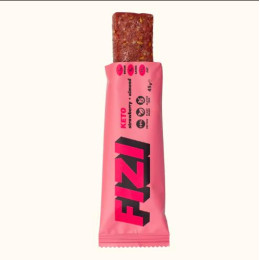 Протеиновые батончики, KETO Protein Bar - 10x45g Strawberry + Almond FIZI