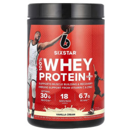 100% Whey Protein Plus 821g (Vanilla Cream) Six Star